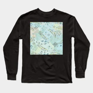 Algae Pattern Long Sleeve T-Shirt